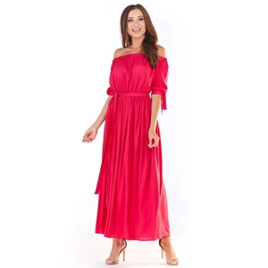 Awama Woman's Dress A357 Fuchsia