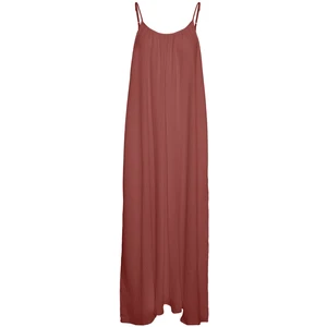 Vero Moda Dámské šaty VMNATALI Regular Fit 10263274 Marsala M