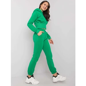 Green sweatshirt set with Ambretta pants