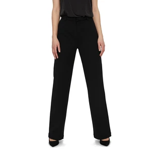 Vero Moda Dámské kalhoty VMZAMIRA Straight Fit 10255128 Black XS/30