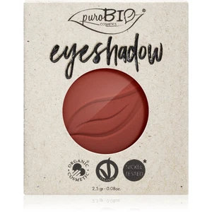 puroBIO Cosmetics Compact Eyeshadows oční stíny náhradní náplň odstín 13 Marsala 2,5 g