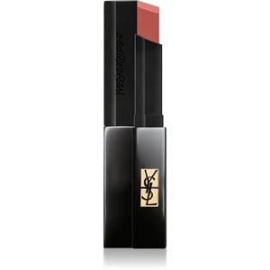 Yves Saint Laurent Rouge Pur Couture The Slim Velvet Radical tenký zmatňujúci rúž s koženým efektom odtieň 304