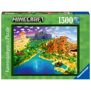 Ravensburger Puzzle Minecraft - Svět Minecraftu 1500 dílků [Puzzle]