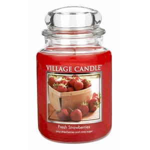 Village Candle Fresh Strawberries 602 g vonná svíčka unisex