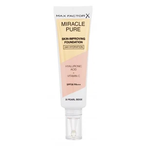 Max Factor Miracle Pure Skin dlhotrvajúci make-up SPF 30 odtieň 35 Pearl Beige 30 ml