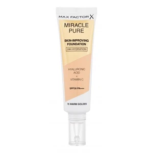 Max Factor Miracle Pure Skin dlhotrvajúci make-up SPF 30 odtieň 76 Warm Golden 30 ml