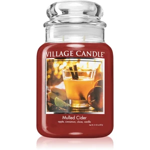 Village Candle Mulled Cider vonná sviečka (Glass Lid) 602 g