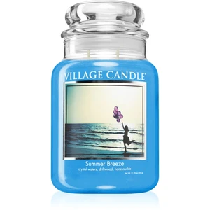 Village Candle Summer Breeze vonná svíčka (Glass Lid) 602 g