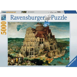 Ravensburger Puzzle Brueghel starší:  Stavba Babylonské Věže 5000 dílů