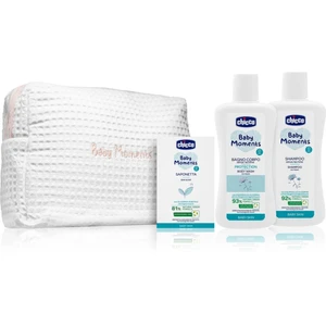 CHICCO Kapsička kozmetická na zips Baby Moments ružová