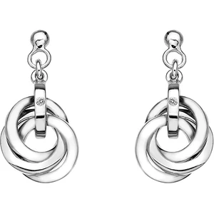 Hot Diamonds Strieborné náušnice Trio DE388