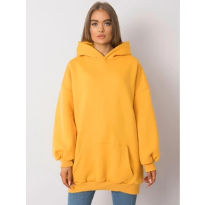 Dark yellow long hoodie