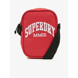 Malá taška Superdry červená farba