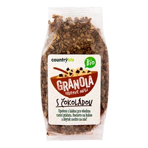 Country Life Granolového - Chrumkavé müsli s čokoládou BIO 350 g