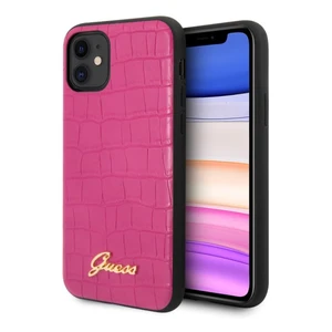Tok Guess Croco for iPhone 11, rózsaszín