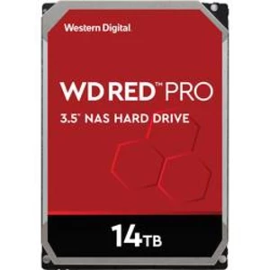 Western Digital HDD Red Pro, 14TB, 512MB Cache, 7200 RPM, 3.5" (WD141KFGX) WD141KFGX