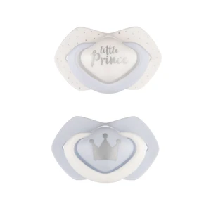 CANPOL BABIES Set symetrických silikónových cumlíkov 6-18m Royal baby modrý
