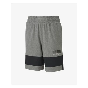 Puma Alpha Kraťasy dětské Šedá