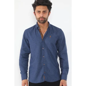 G710 DEWBERRY MEN'S SHIRT-NAVY BLUE