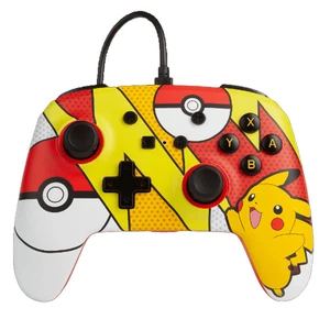 PowerA Enhanced Wired Controller - Pikachu Pop Art for Nintendo Switch