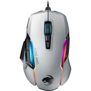 Optická herní myš Roccat Kone AIMO Remastered ROC-11-820-WE, s podsvícením, bílá