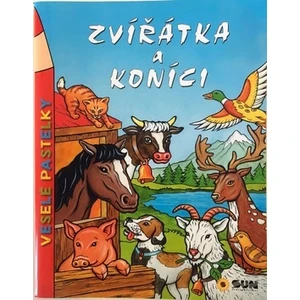 Zvířátka a koníci -- Veselé pastelky [Papírenské zboží]