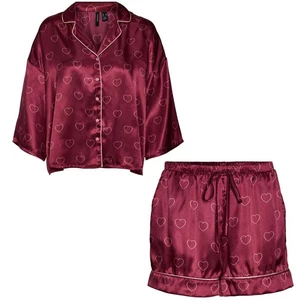 Vero Moda Dámské pyžamo VMBEATE Regular Fit 10254127 Magenta Purple XS