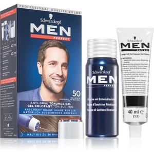 Schwarzkopf Men Perfect Anti-Grey Color Gel tónovací gel na vlasy pro muže