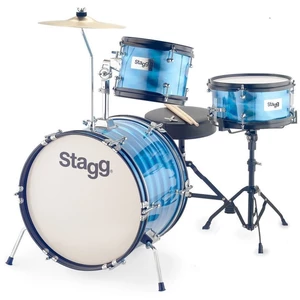Stagg Tim Jr 3/16B Dětská bicí souprava Modrá Modrá
