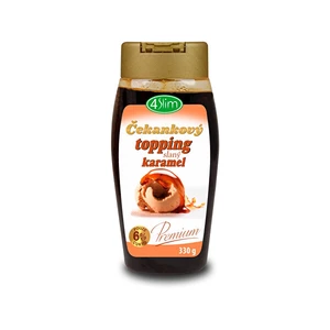 4Slim Čekankový topping 330 g slaný karamel