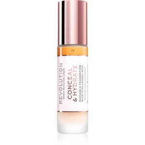 Makeup Revolution Conceal & Hydrate lehký hydratační make-up odstín F9 23 ml