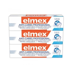 Elmex Zubní pasta Anti Caries Professional Trio  3 x 75 ml