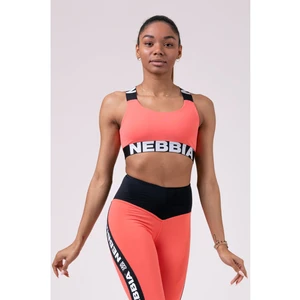 Nebbia Power Your Hero Iconic Sports Bra Peach L