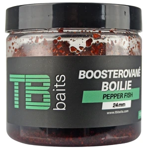 Tb baits boosterované boilie pepper fish 120 g - 24 mm