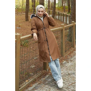 InStyle Rainproof 4601 Coat with Fleece Inner - Tan