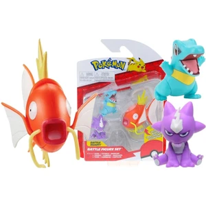 Jazwares Pokémon akčné figúrky Cyndaquil, Jigglypuff a Marowak 5 - 8 cm