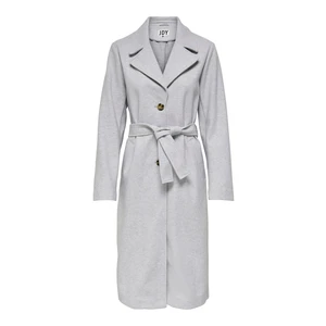 Jacqueline de Yong Dámsky kabát JDYHARMONY 15265437 Light Grey Melange L