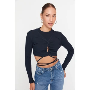 Trendyol Blouse - Navy blue - Regular fit