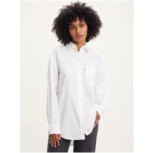 Levi's Bílá dámská oversize košile Levi's® Nola - Dámské