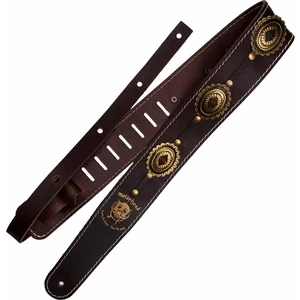 Richter Motörhead Concho Strap Ledergurte für Gitarren Brown/ Old Gold