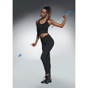 Bas Bleu Sports leggings FORCEFIT 90 black with a fitted cut