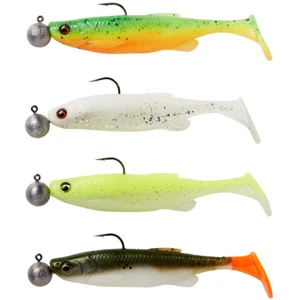 Savage gear gumová nástraha fat minnow t tail rtf darkwater mix 4 ks - 7,5 cm 5 g