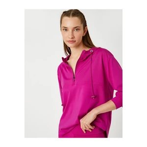 Koton Sweatshirt - Purple - Relaxed fit