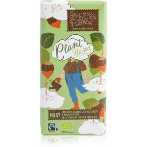 Chocolate from Heaven BIO VEGAN čokoláda s karamelizovanými lieskovými orieškami a himalájskou soľou 44% - 100g