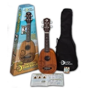 Luna UKE TATTOO Ukulele soprano Hawaiian Tattoo Design