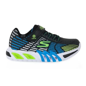 Skechers S Lights - Flex-Glow Elite black-blue-lime 27
