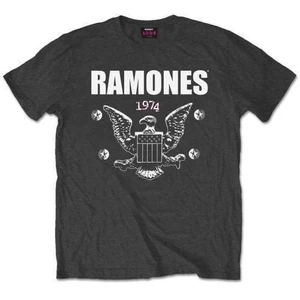 Ramones Tričko 1974 Eagle Tmavá šedá XL