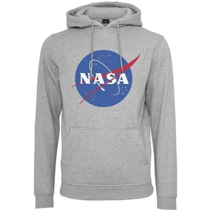NASA Felpa con cappuccio Logo Grigio L