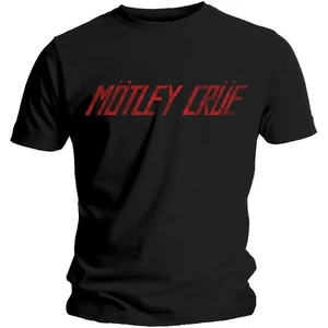 Motley Crue Koszulka Distressed Logo Czarny 2XL