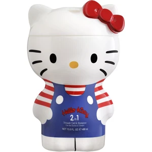 EP LINE Sprchový gel a šampon Hello Kitty 2D 400 ml